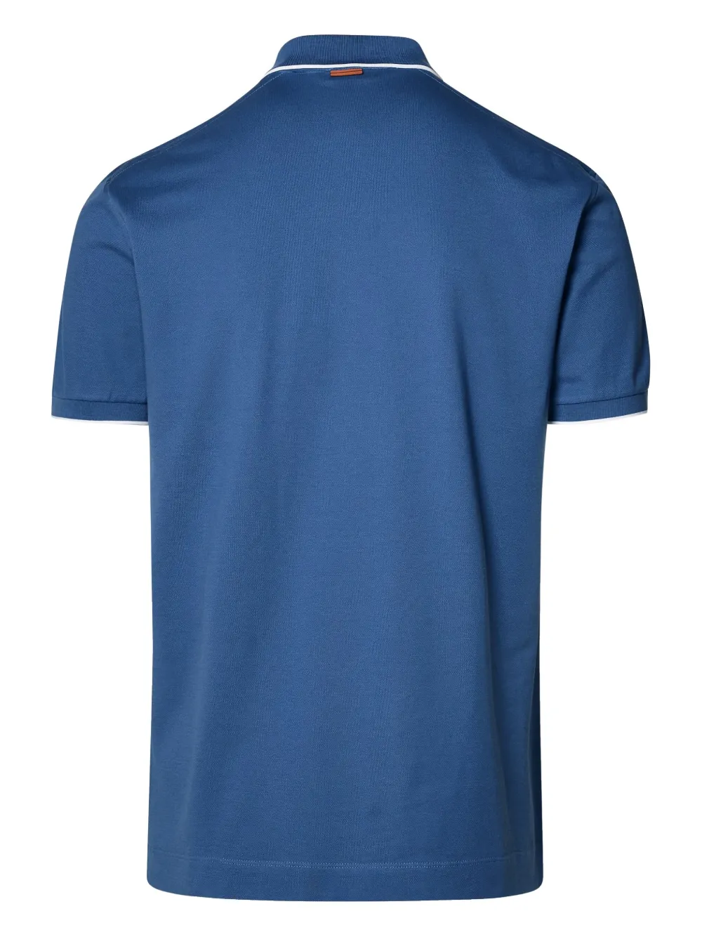 Zegna logo polo shirt - Blauw