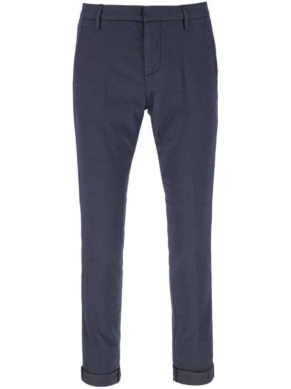 concealed-fastening tapered trousers