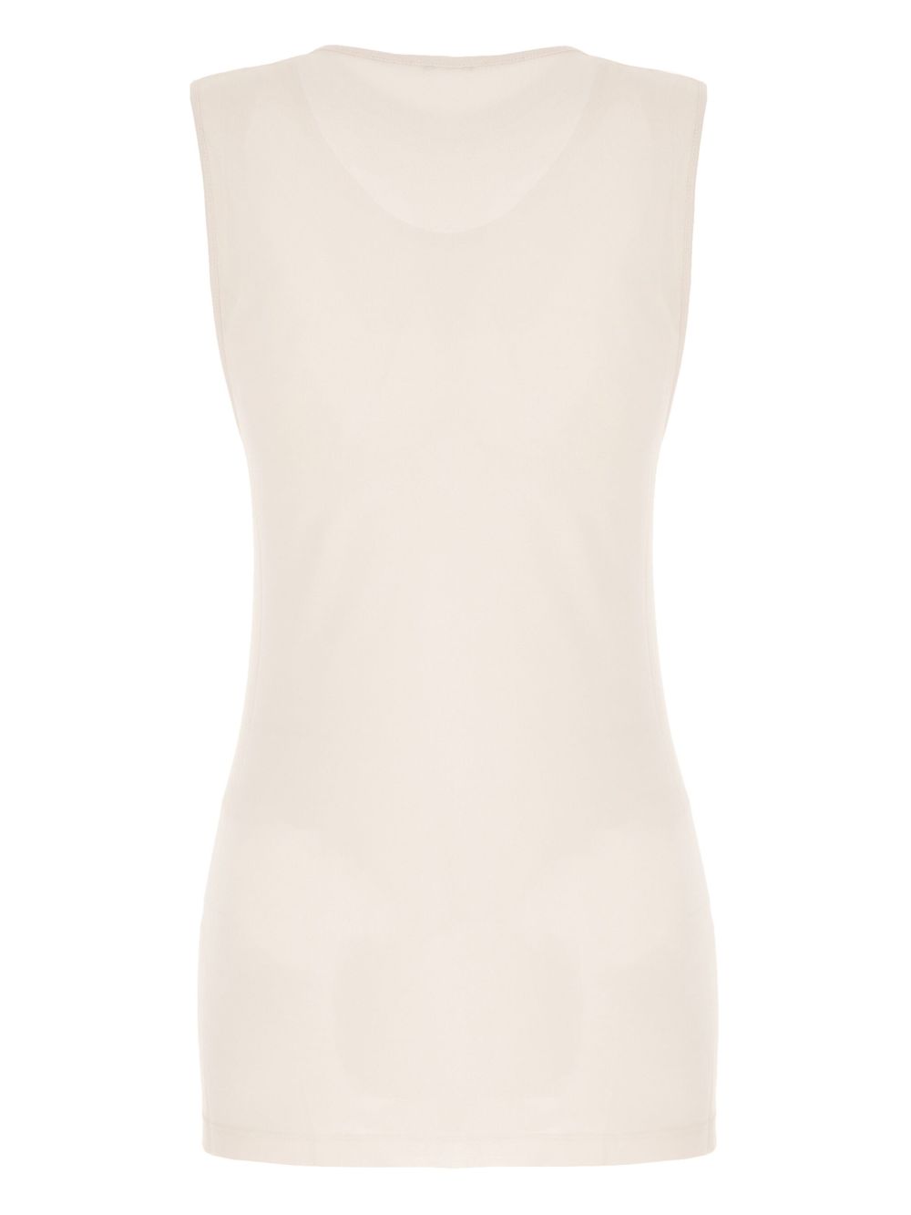 AMI Paris lyocell top - Beige