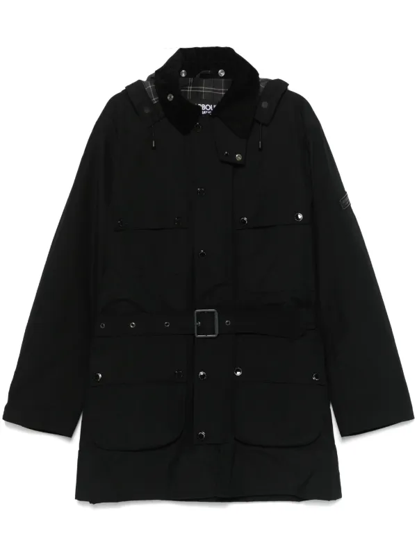 Barbour Bardon Coat Black FARFETCH CA