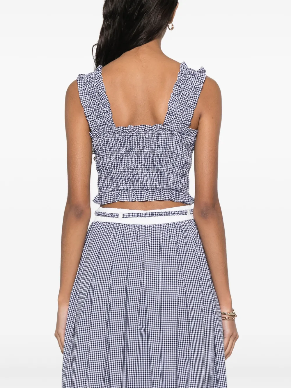 Maje Top met print Blauw