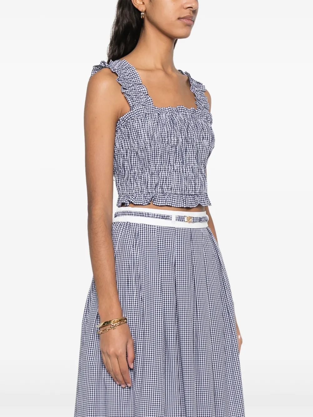 Maje Top met print Blauw