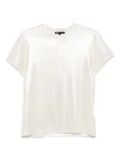 Maje lamé-effect T-shirt - Gold