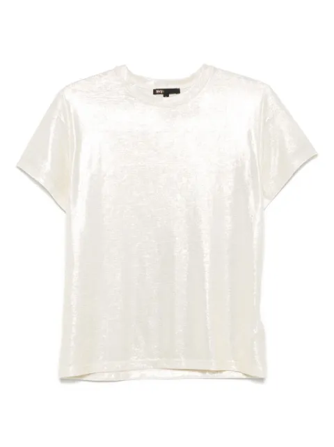 Maje lamé-effect T-shirt