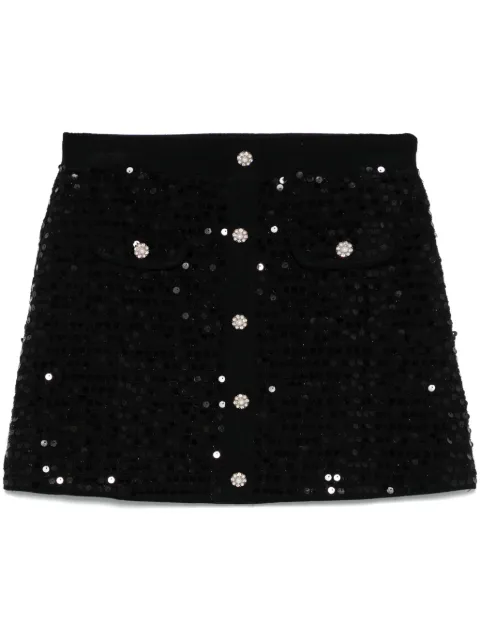 Maje sequinned mini skirt 