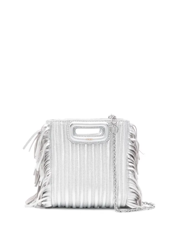 Sequin Sac M Maje Denim Sac Maje Mini Maje Mini M Metallic
