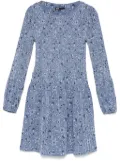 Maje floral-print mini dress - Blue