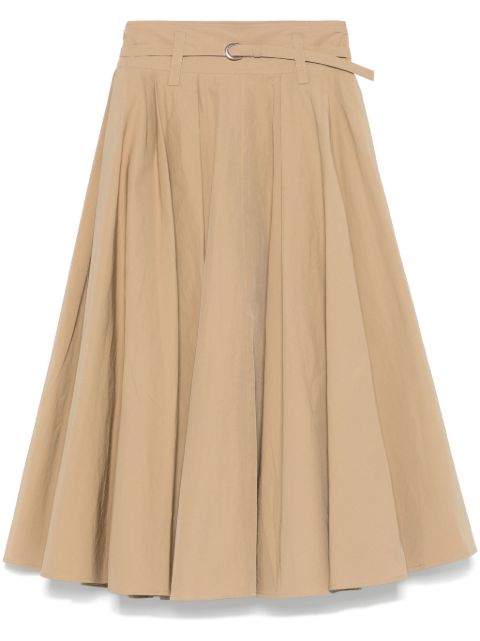 Maje pleated midi skirt 