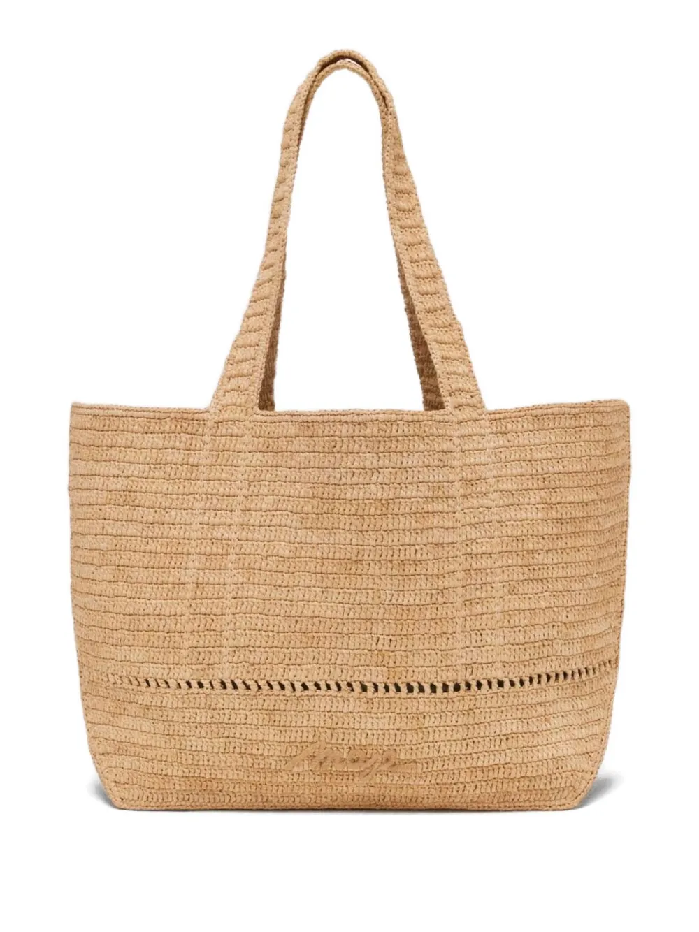 Maje logo-detailing tote bag | Neutrals | Image 1