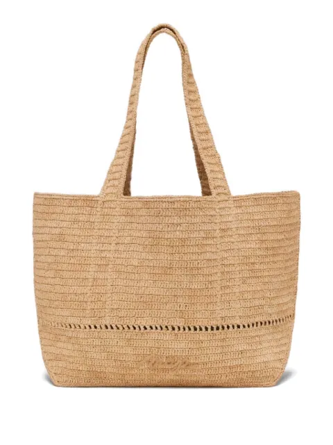 Maje logo-detailing tote bag