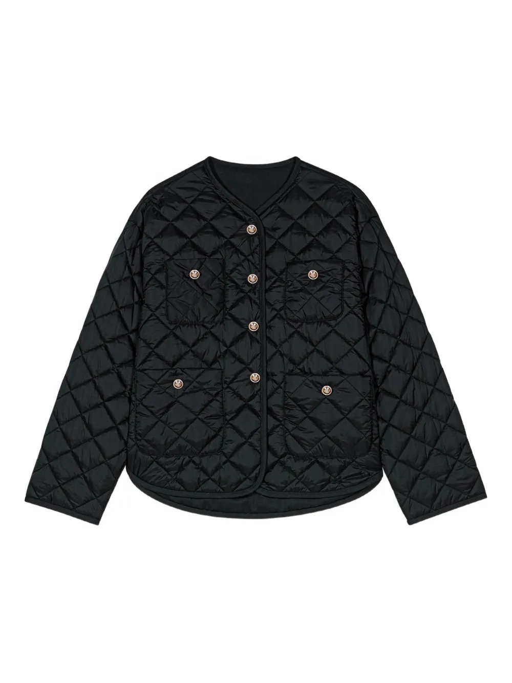 Maje abrigo capitonado con diseño oversize | negro | Image 1