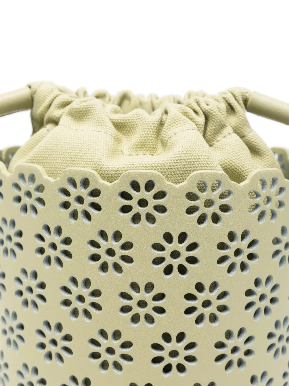 Maje Fleur bucket-tas Groen