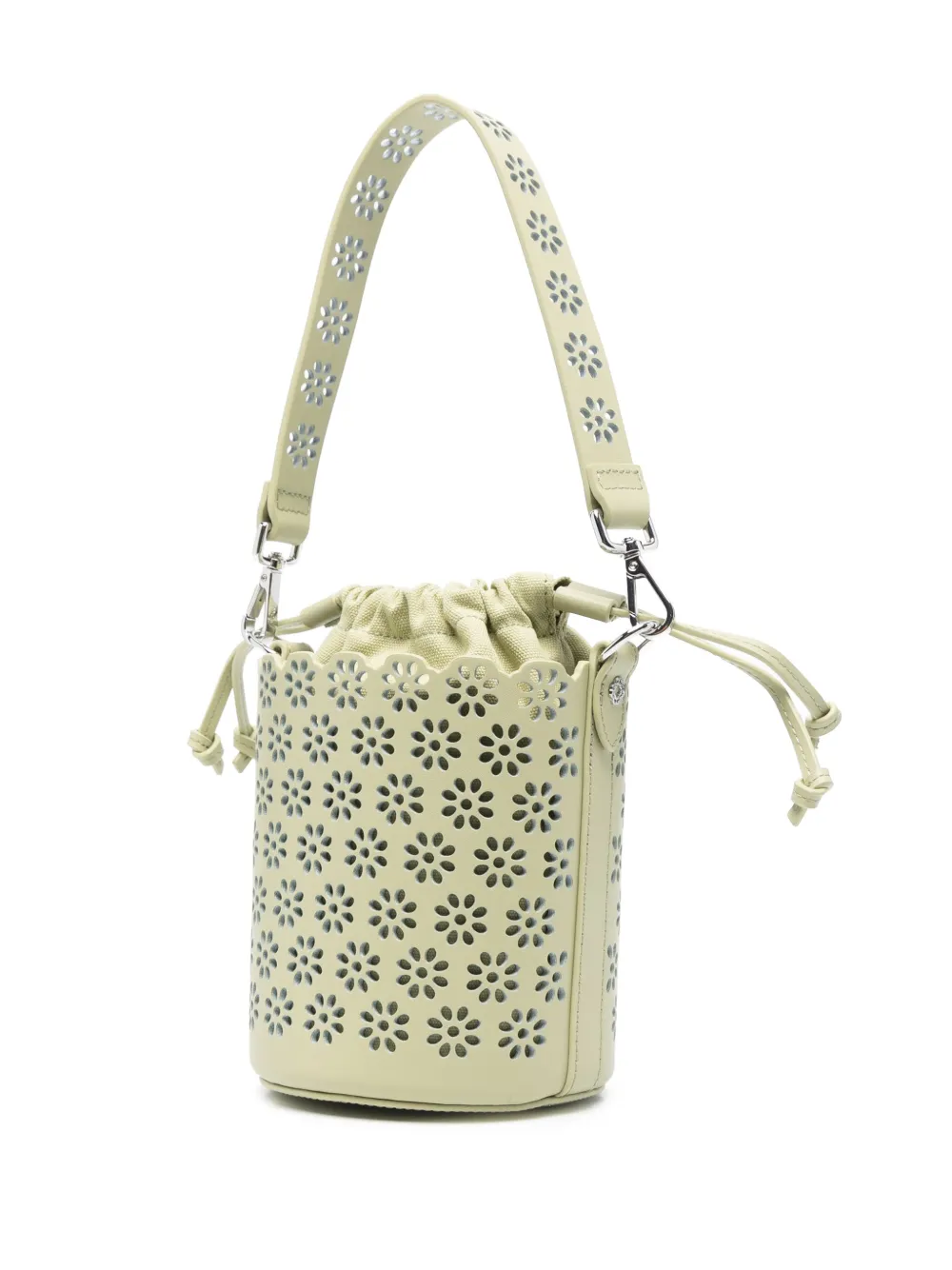 Maje Fleur bucket-tas Groen