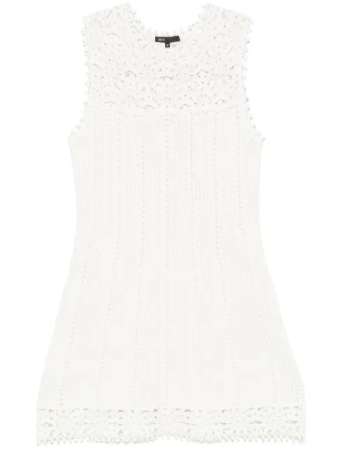 Maje crochet-knit minidress