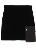 LIU JO knitted pocket mini skirt - Black