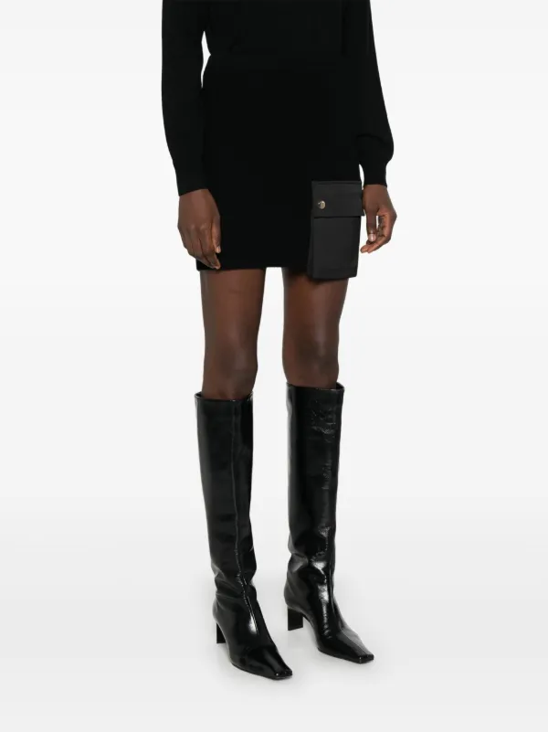 ミニスカート LIU JO KNITTED MINISKIRT LIU JO Knitted Mini Skirt | Black | FARFETCH BH