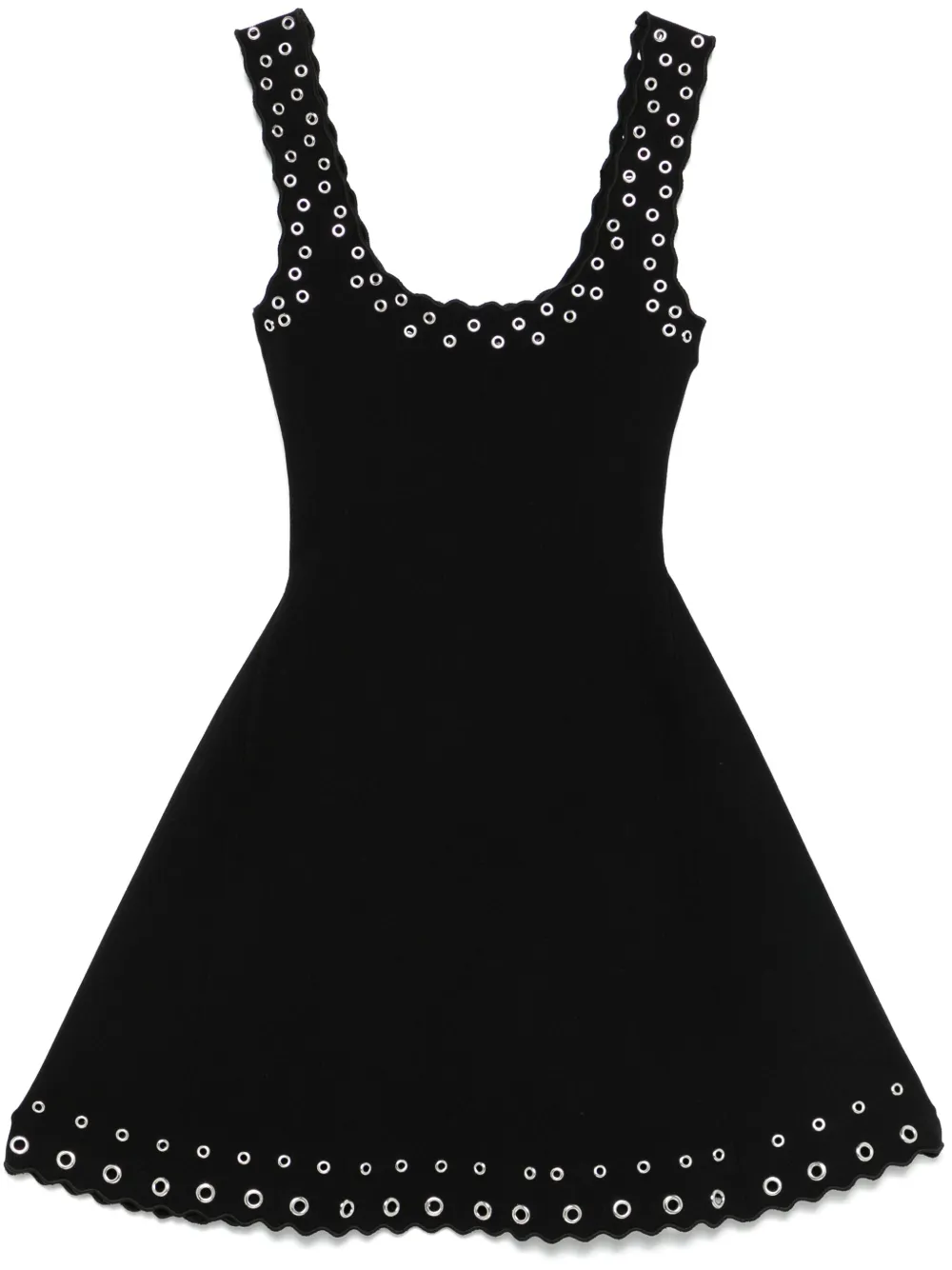 Maje eyelet-embellished minidress | Black | Image 1