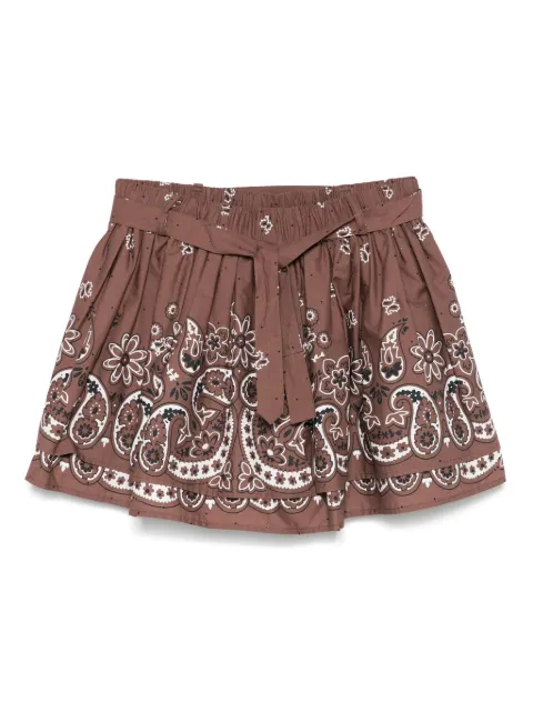 Maje bandana-print shorts