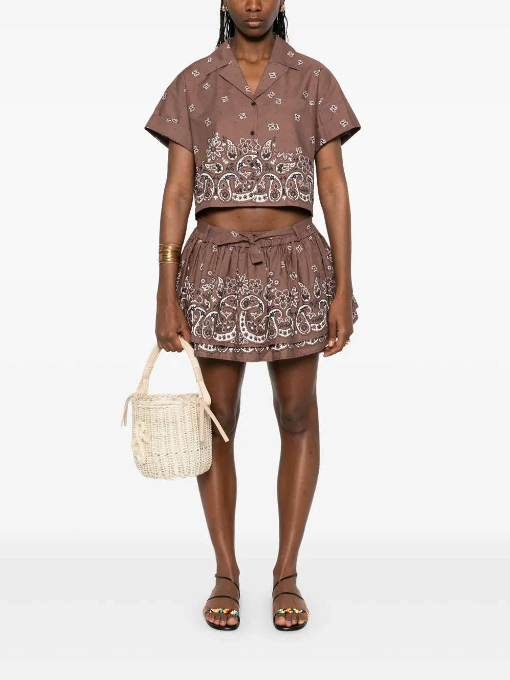 Maje bandana-print shorts | Short Shorts | Image 2