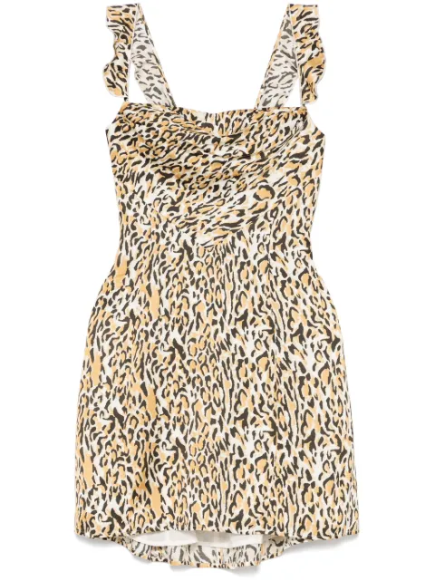 Maje leopard-print mini dress