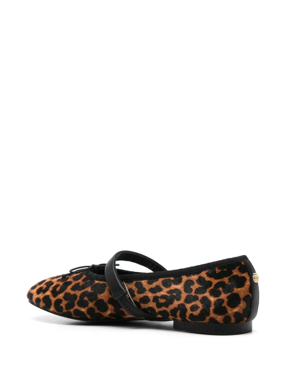 Maje Ballerina's met luipaardprint Zwart