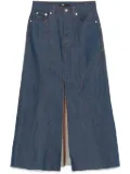 Maje denim midi skirt - Blue