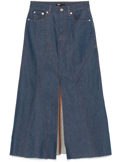 Maje denim midi skirt  