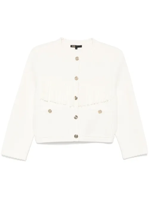 Veste à design sans col - Maje - Modalova
