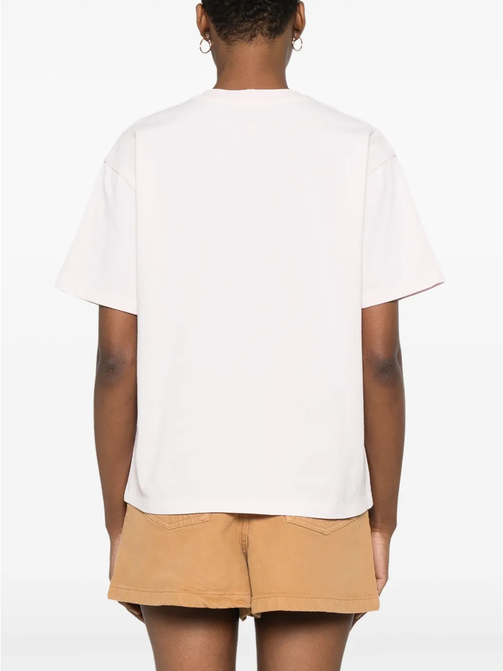 Maje T-shirt met grafische print Roze
