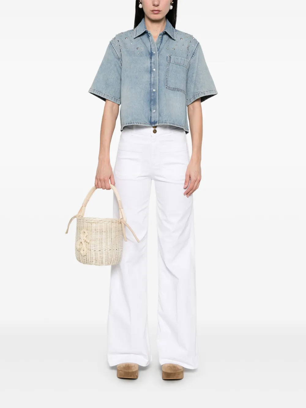 Maje camisa de mezclilla | Camisas | Image 2