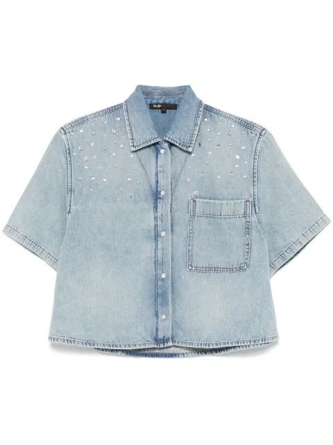Maje camisa de mezclilla