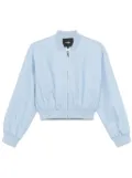 Maje cropped bomber jacket - Blue