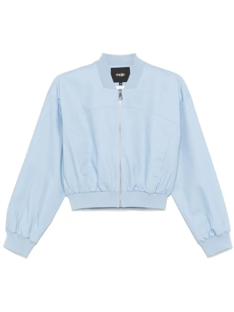 Maje cropped bomber jacket 