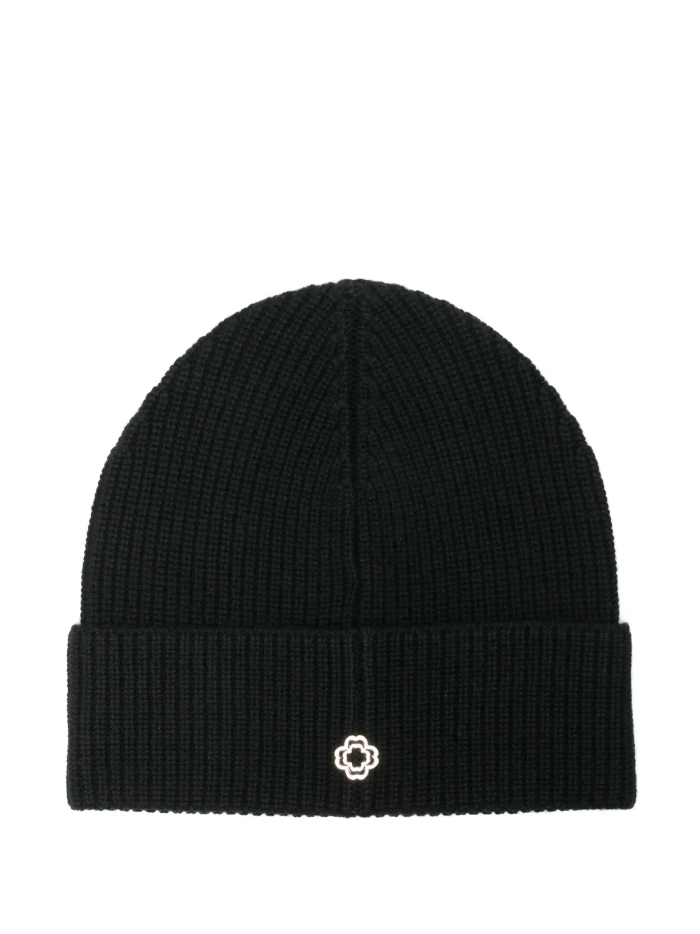 Maje Knitted Beanie In Black