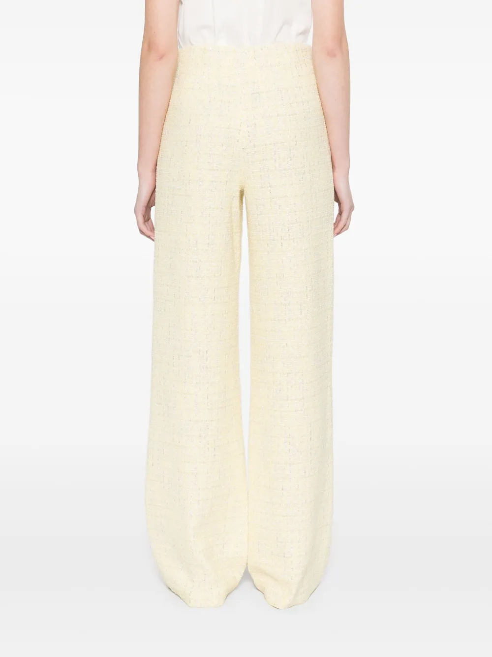 Maje Straight broek Geel
