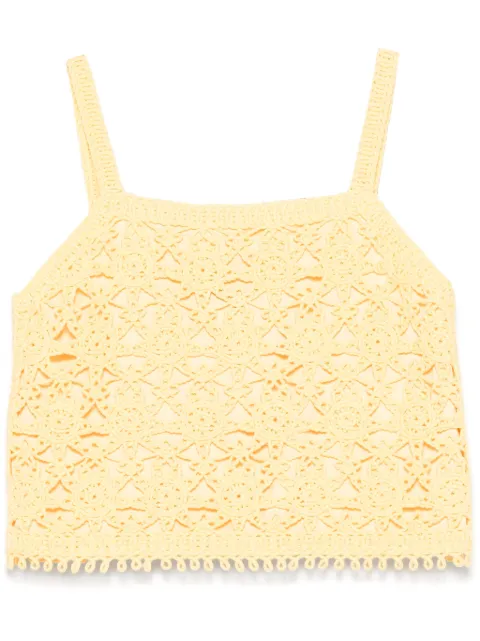 Maje top tejido de crochet