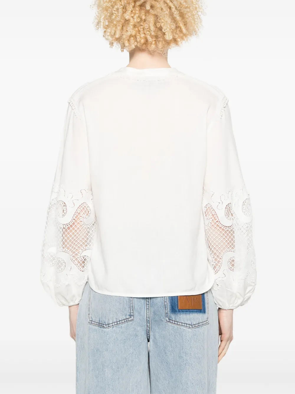 Maje Linnen blouse Wit