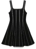 Maje knitted mini dress - Black
