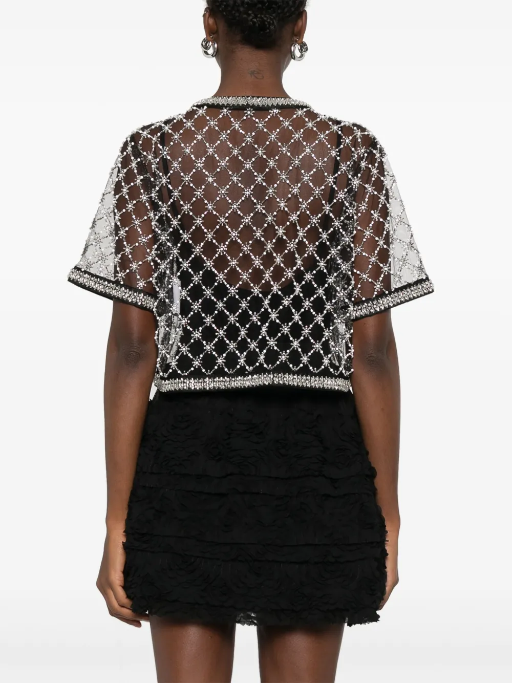 Maje sequin-embellished T-shirt Women