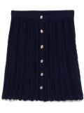 Maje cable-knit mini skirt - Blue