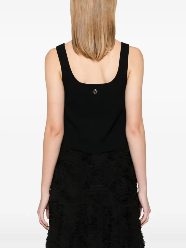 Maje Knitted Top Black FARFETCH ID