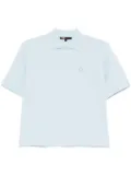 Maje patch-detail polo top - Blue