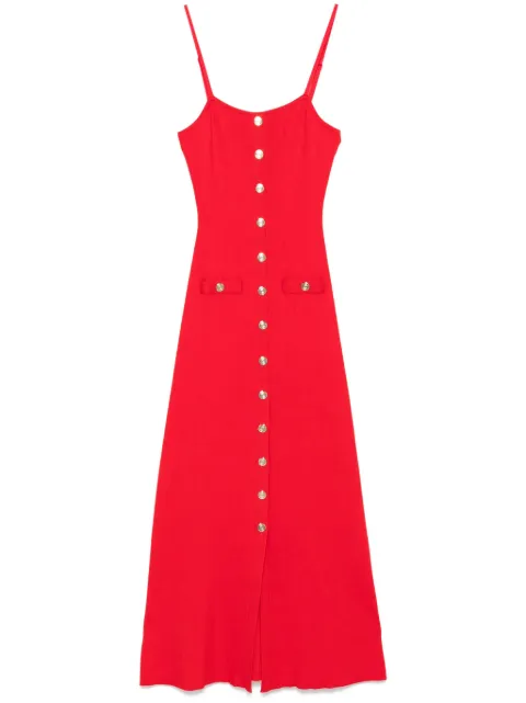 Maje ribbed midi dress