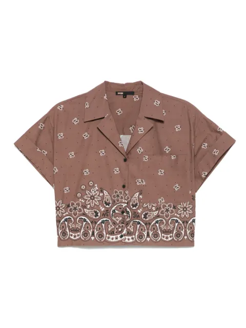 Maje camisa con estampado de bandana