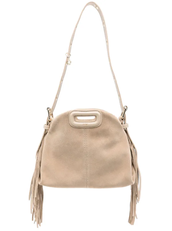 Maje Mini Miss M Tote Bag Neutrals FARFETCH PH