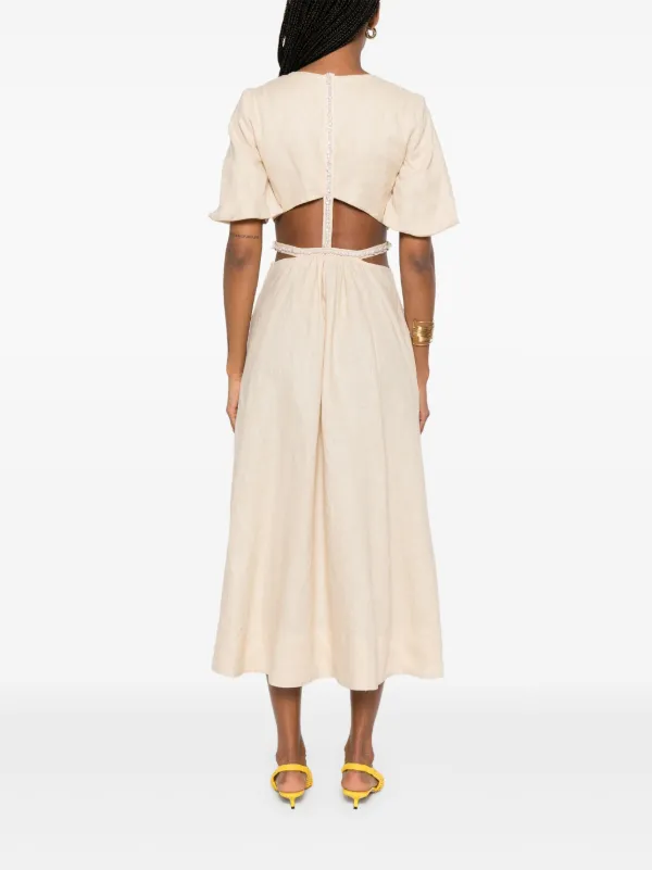 【新品未使用】　Acka pearl belted puff dress pearl belted puff dress – Acka online store