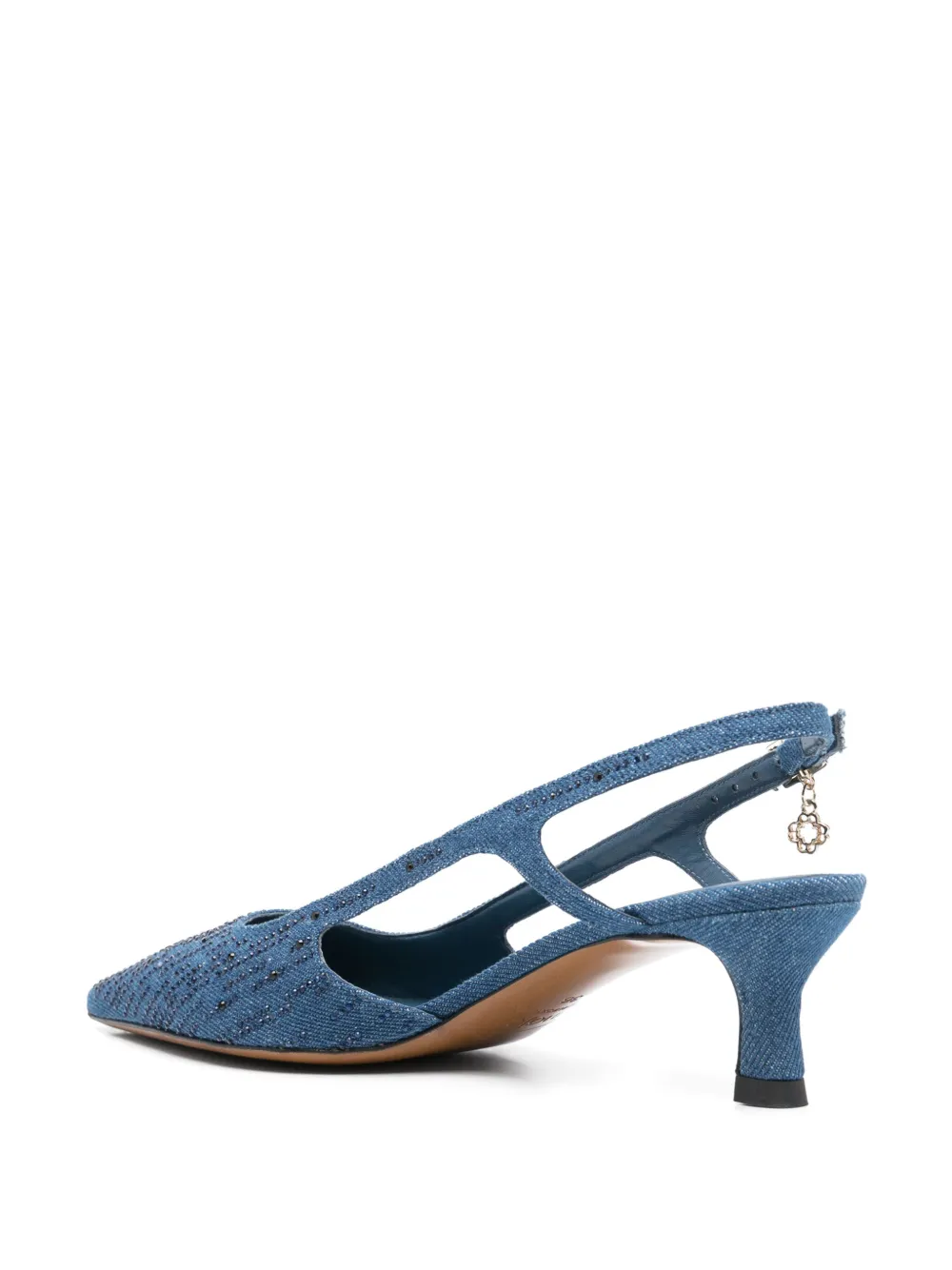 Maje 50 mm pumps verfraaid met kristallen Blauw