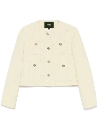 maje ツイードジャケット MAJE ツイードジャケット | THE OUTNET (アウトネット)