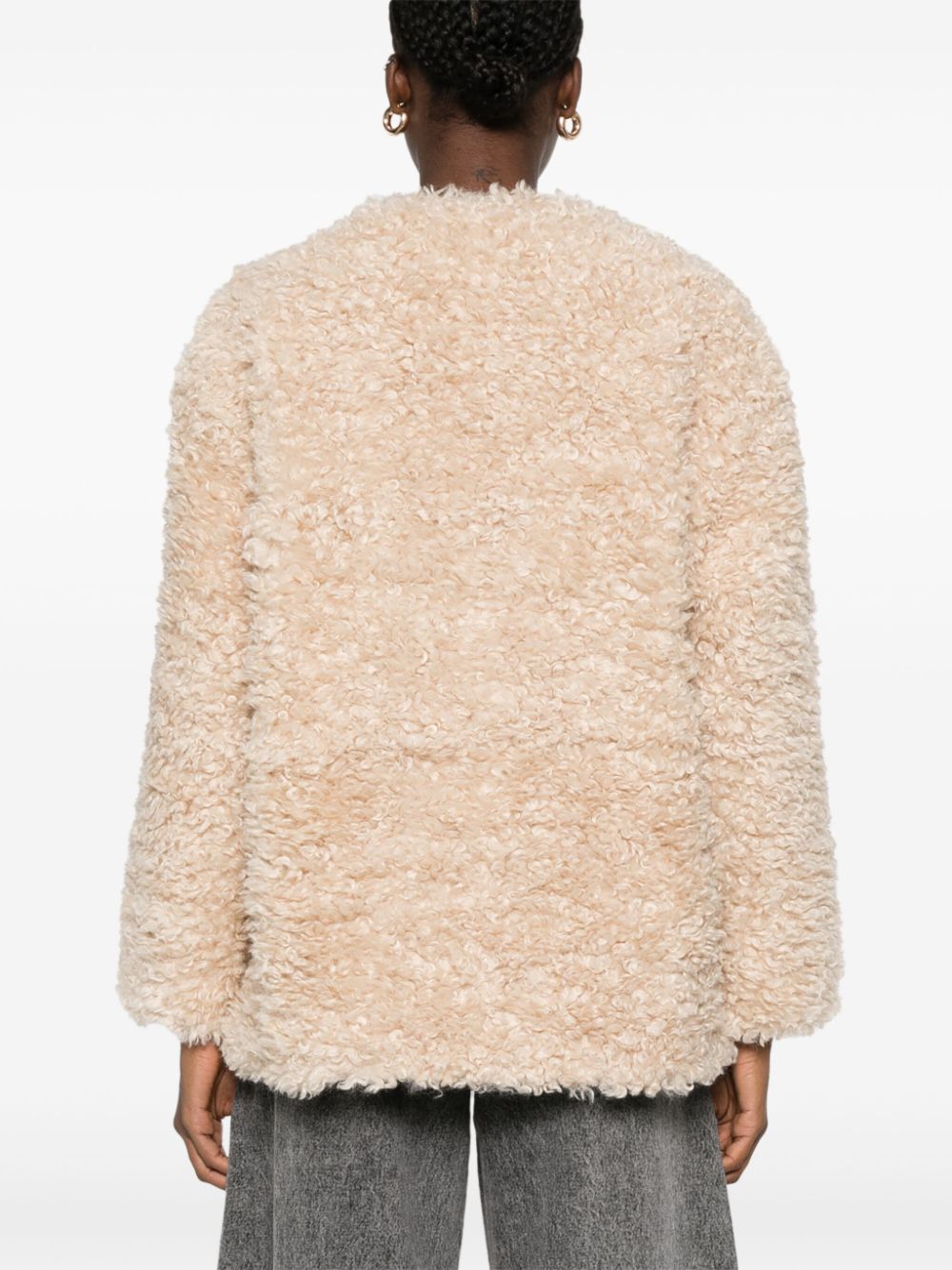 Maje faux-shearling jacket Women