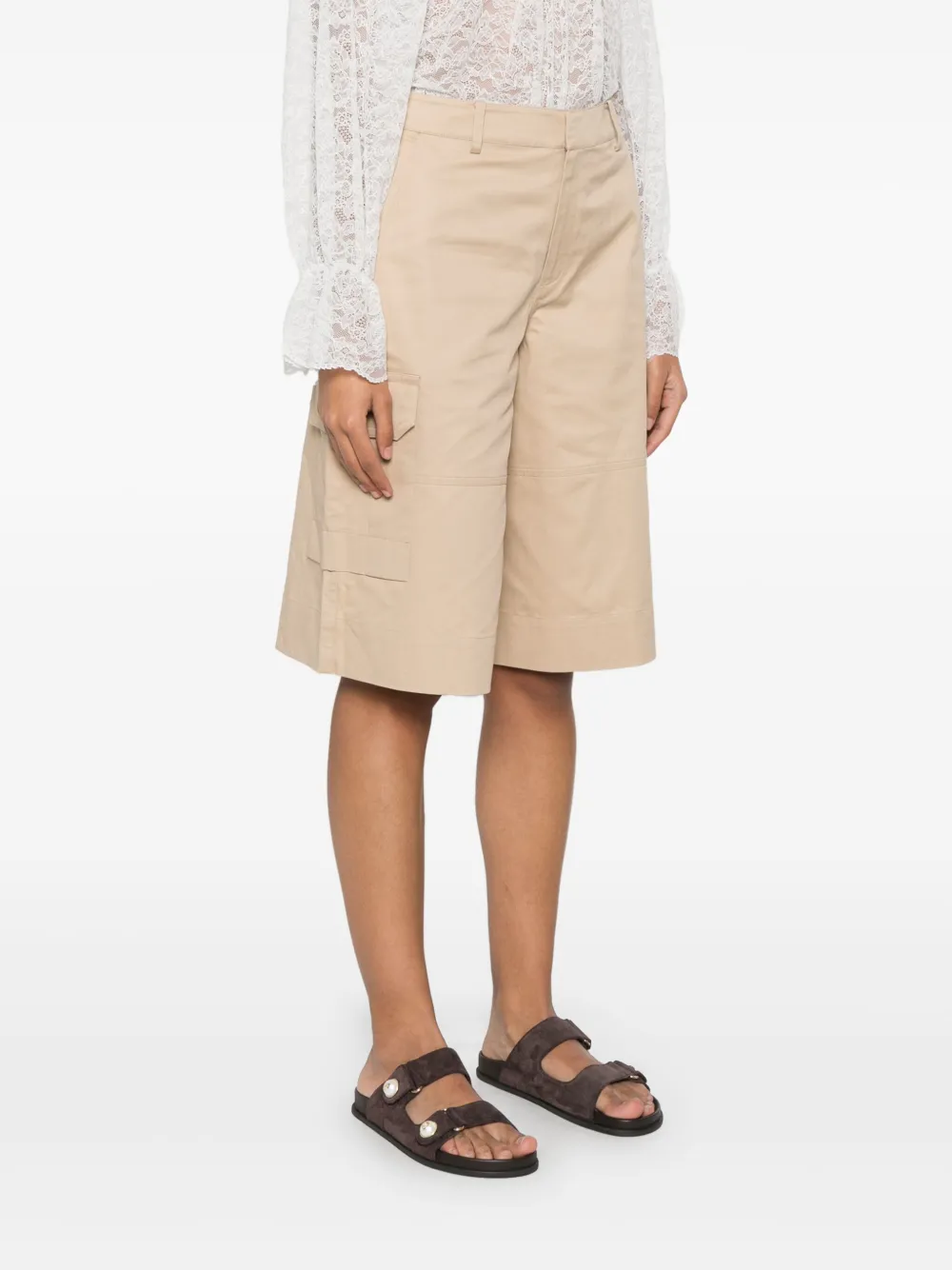 Maje Cargo shorts Beige